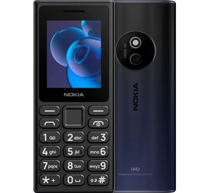 Nokia Мобільний телефон Nokia 110 DS 2026 Black