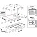 Whirlpool Електрична варильна поверхня Whirlpool WB B8360 NE