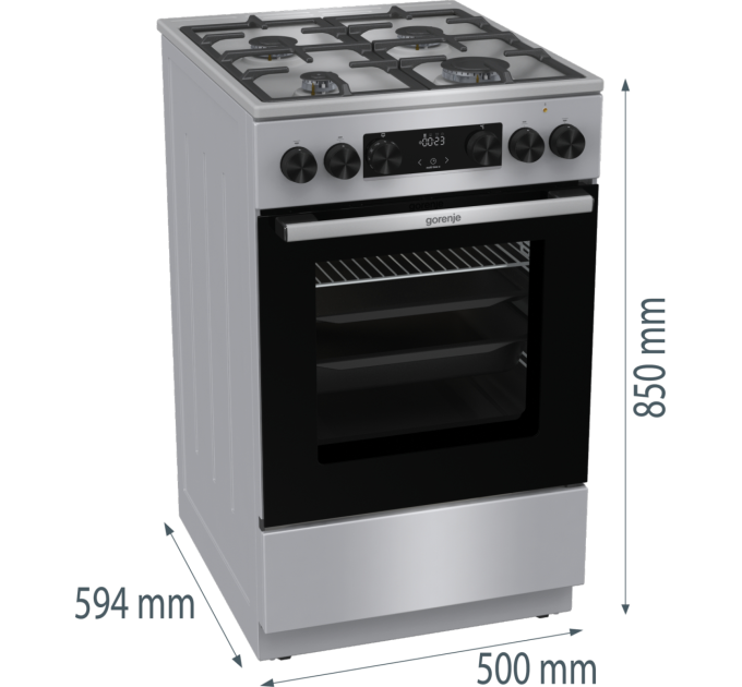 Gorenje Комбінована плита Gorenje GKS5C70HXF