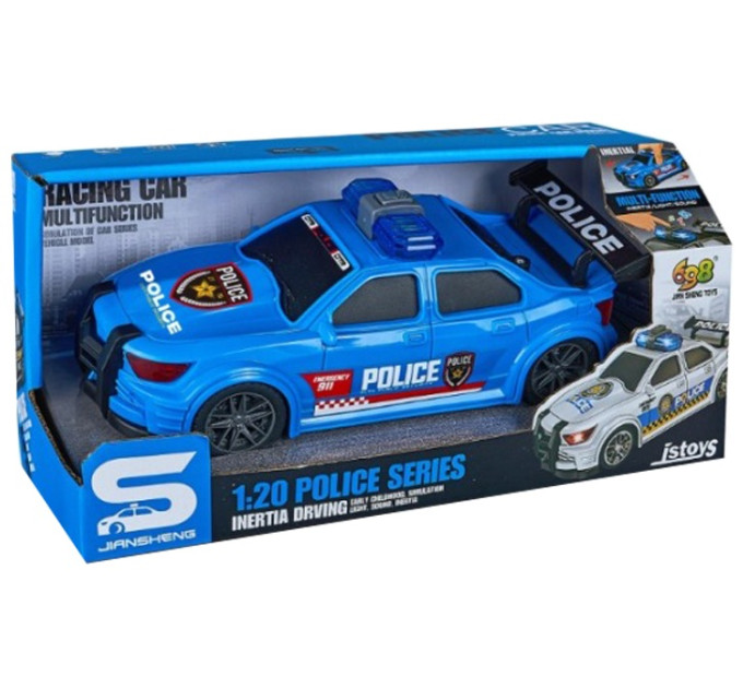 CARS S Іграшка CARS S Поліцейська машина синя 1:20 (CJ-4479340)