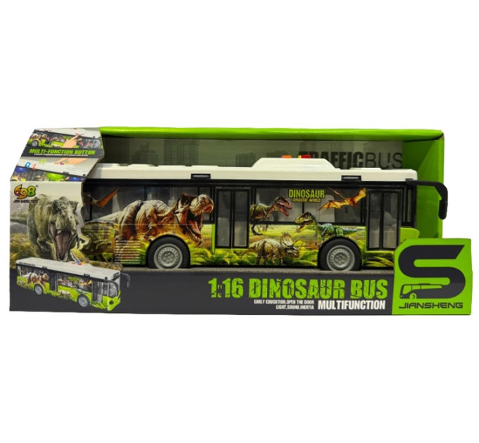 CARS S Іграшка CARS S Автобус з динозаврами 1:16 (CJ-4920392)