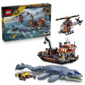 LEGO Конструктор LEGO Jurassic World Напад мозазавра на човен (77983)