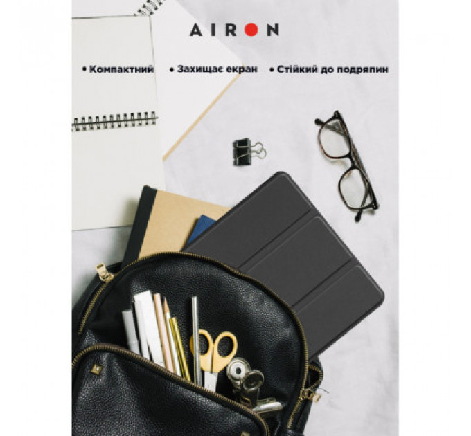 Чохол до планшета AirOn Premium Lenovo Tab M8 4th Gen (TB-300FU) + protective film black (4822352781092)