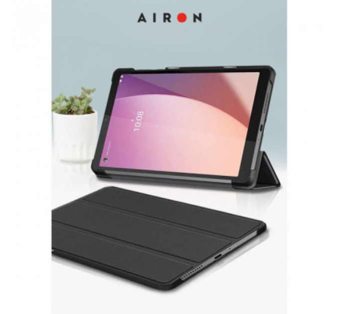 Чохол до планшета AirOn Premium Lenovo Tab M8 4th Gen (TB-300FU) + protective film black (4822352781092)