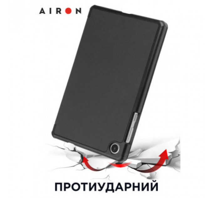 Чохол до планшета AirOn Premium Lenovo Tab M8 4th Gen (TB-300FU) + protective film black (4822352781092)