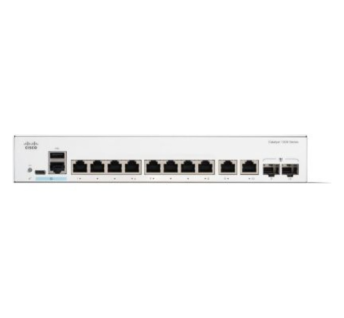 Cisco Комутатор мережевий Cisco C1300-8FP-2G