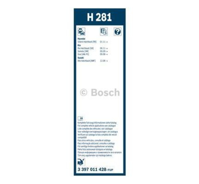 Bosch Щітка склоочисника Bosch 3 397 011 428