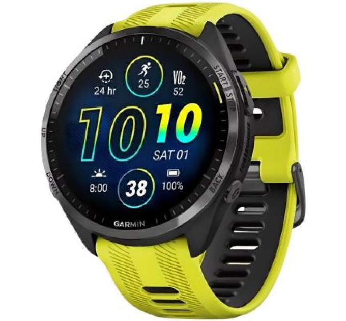 Garmin Смарт-годинник Garmin Forerunner 965, Amp Yellow, GPS (010-02809-12)