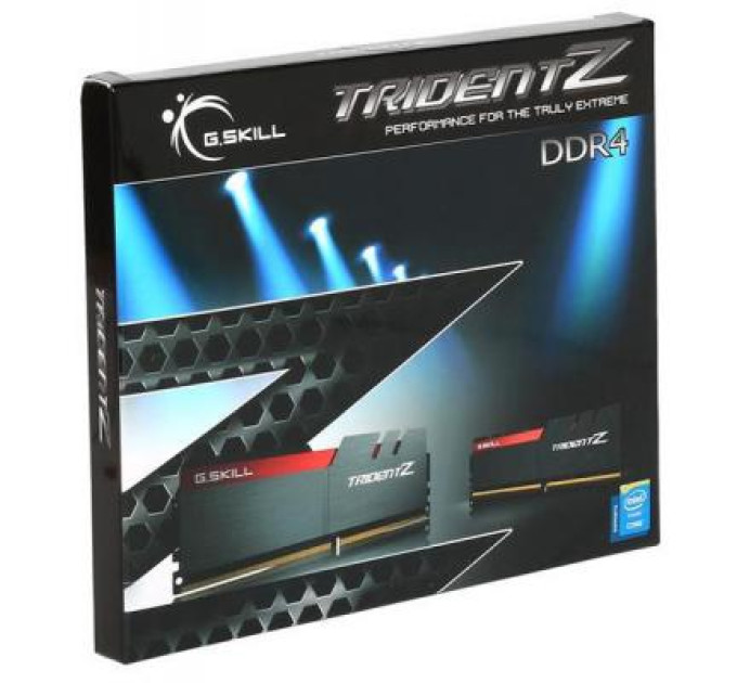 G.Skill Модуль пам'яті для комп'ютера DDR4 16GB (2x8GB) 3200 MHz Trident Z Silver H/ Red G.Skill (F4-3200C16D-16GTZB)