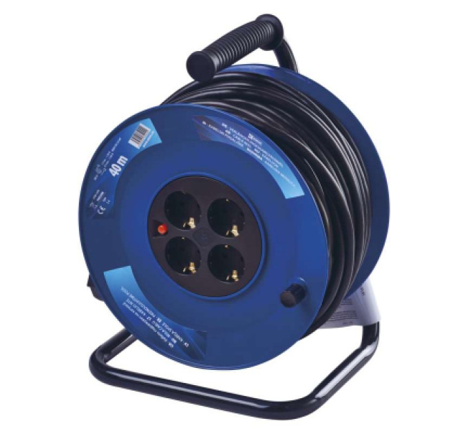 EMOS Мережевий подовжувач EMOS катушка 4 роз., 40 м (P09240M)