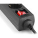 REAL-EL Мережевий фільтр живлення REAL-EL RS-6 Protect M 5m, black (EL122300036)