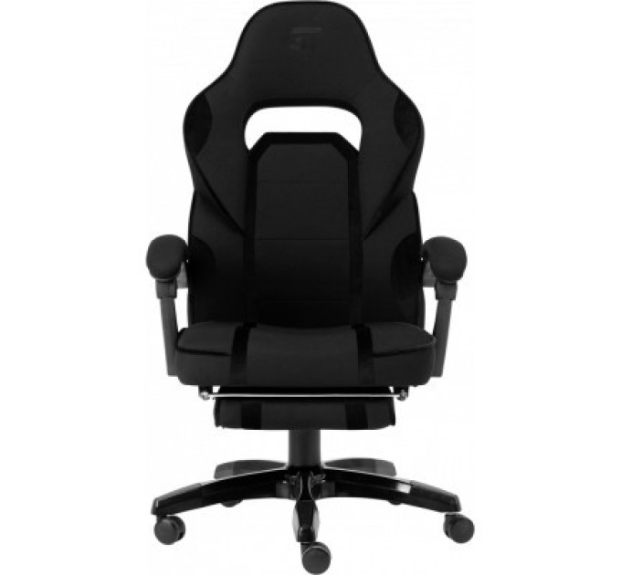 GT Racer Крісло ігрове GT Racer X-2749-1 Black (X-2749-1 Fabric Black Suede)