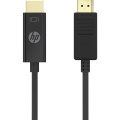 HP Кабель мультимедійний DisplayPort to HDMI 1.0m 4K 60hz Active (40902160) HP (DHC-DP04-01M)