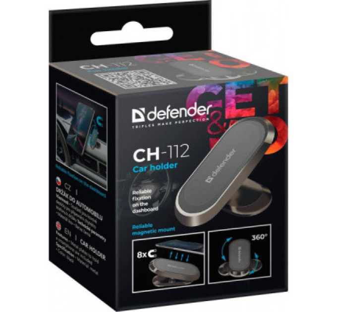 Defender Універсальний автотримач Defender CH-112 магніт, на панель (29112)