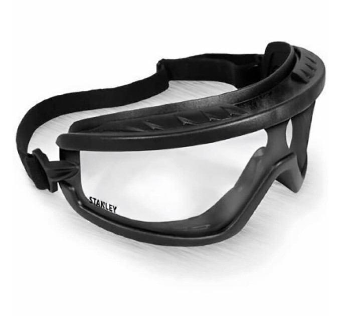 Stanley Захисні окуляри Stanley Black Frame Cle прозорі, полікарбонатні (SY240-1D)