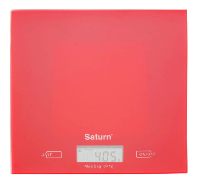 Saturn Ваги кухонні Saturn ST-KS7810 Red