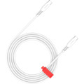 Canyon Дата кабель USB-C to USB-C 1.2m CC100SC 100W White Canyon (CNS-CC100SC12W)