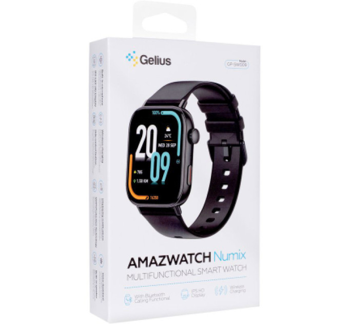 Gelius Смарт-годинник Gelius Pro GP-SW009 (Amazwatch Numix) Black (2099900996863)