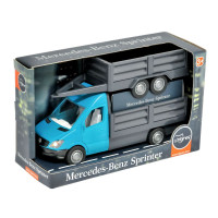 Спецтехніка Tigres Mercedes-Benz Sprinter бортовий з причіпом (ціан) (39668)