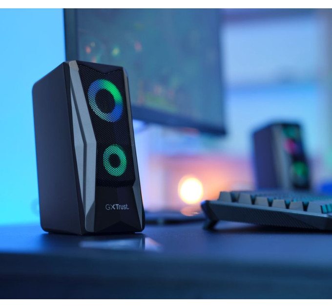Trust Акустична система Trust 2.0 GXT 606 Javv RGB Black (25108)