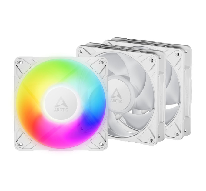 Arctic Набір із трьох вентиляторів для корпусу 120MM P12 PRO A-RGB WHT ACFAN00326A ARCTIC