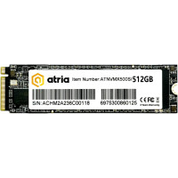 Накопичувач SSD M.2 2280 512GB X500S ATRIA (ATNVMX500S/512)