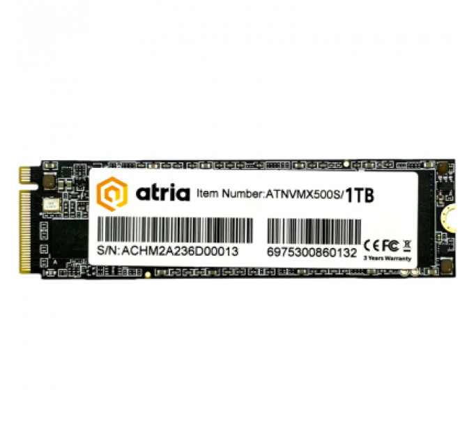 Накопичувач SSD M.2 2280 1TB X500S ATRIA (ATNVMX500S/1024)