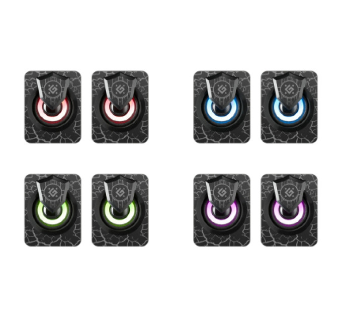 Defender Акустична система Defender Onyx Led USB Black (65038)