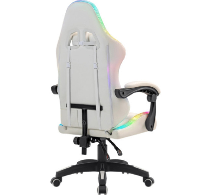 Defender Крісло ігрове Defender Energy RGB White (64557)
