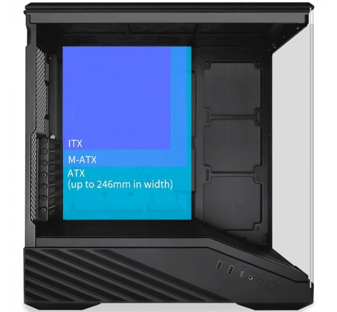 Lian Li Корпус Lian Li Vector V100R Black (G99.V100RX.01) без БЖ