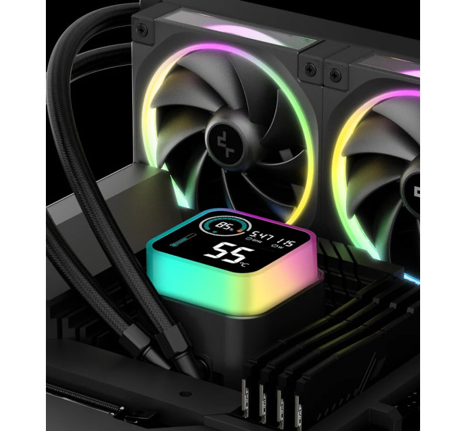 Deepcool Система водяного охолодження DeepCool LQ360 Ultra ARGB Black (R-LQ360-BKASMC-G-1)