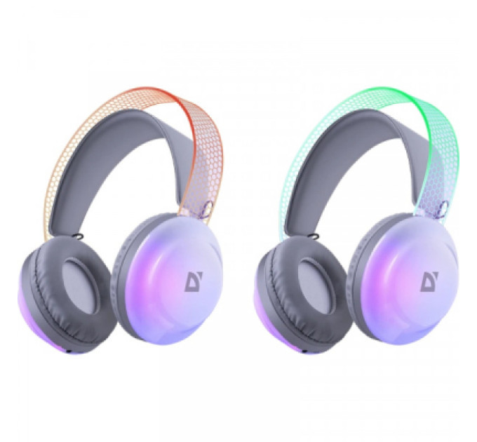 Defender Навушники Defender FreeMotion B651 Bluetooth RGB White (63651)