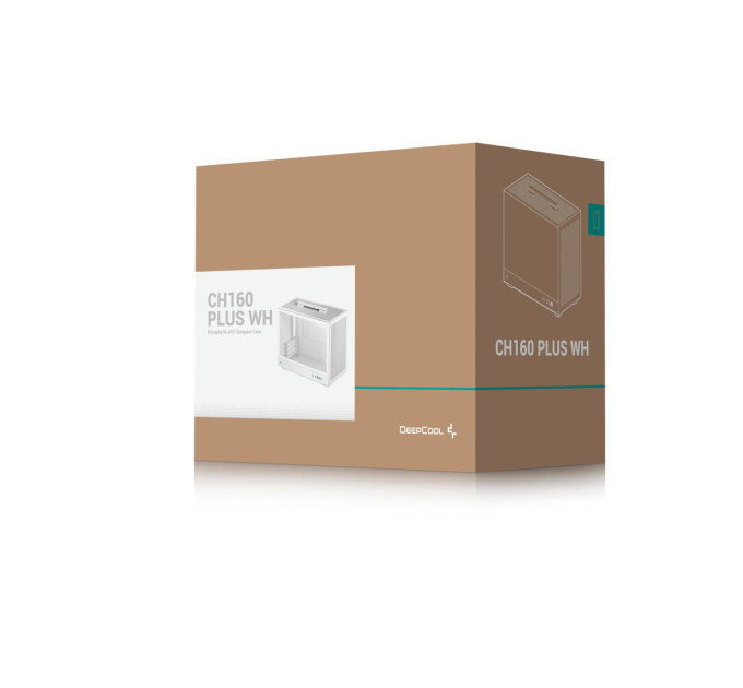 Deepcool Корпус DeepCool CH160 Plus White (R-CH160-WHNGM0-G) без БЖ