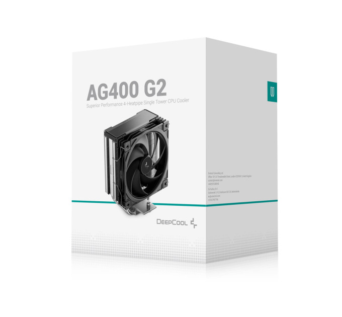 Deepcool Кулер процесорний DeepCool AG400 G2 (R-AG400-BKNPMG2-G)
