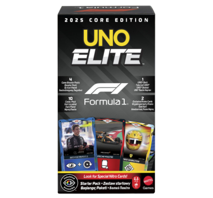 UNO Настільна гра UNO Elite "F1" (JLV42)