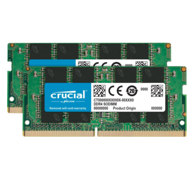 Micron Модуль пам'яті для ноутбука SoDIMM DDR4 16GB (2x8GB) 3200 MHz Micron (CT2K8G4SFRA32A)