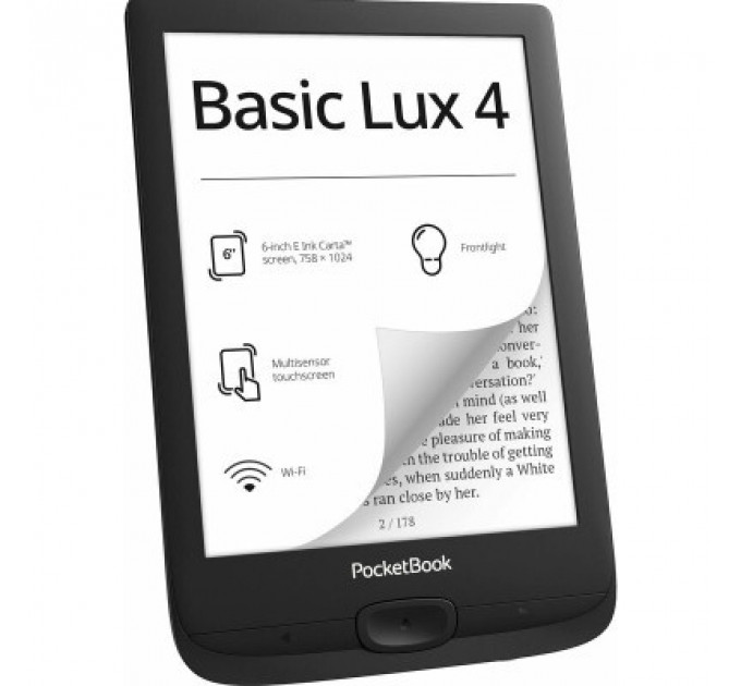 Електронна книга Pocketbook 618 Basic Lux 4, Black (PB618-P-CIS)