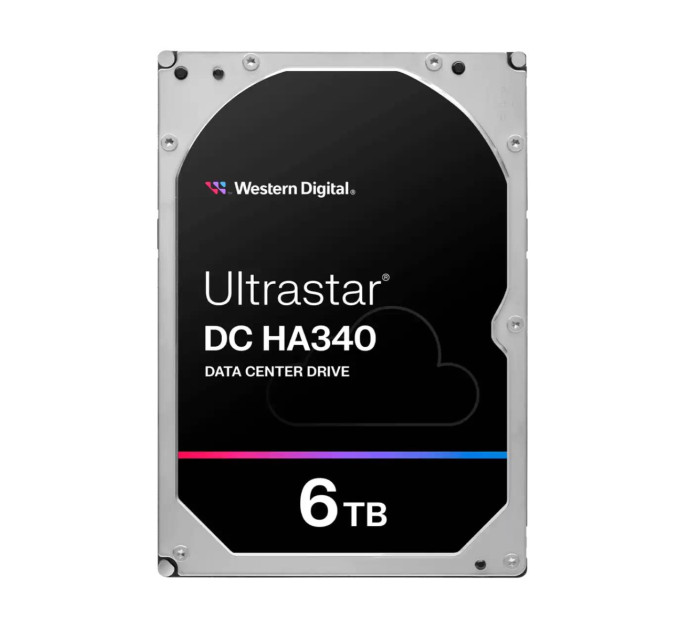 WESTERN DIGITAL Запам’ятовувальний пристрій на жорстких дисках (HDD) SATA 6TB 7200RPM 256MB DC HA340 0B47077 WD