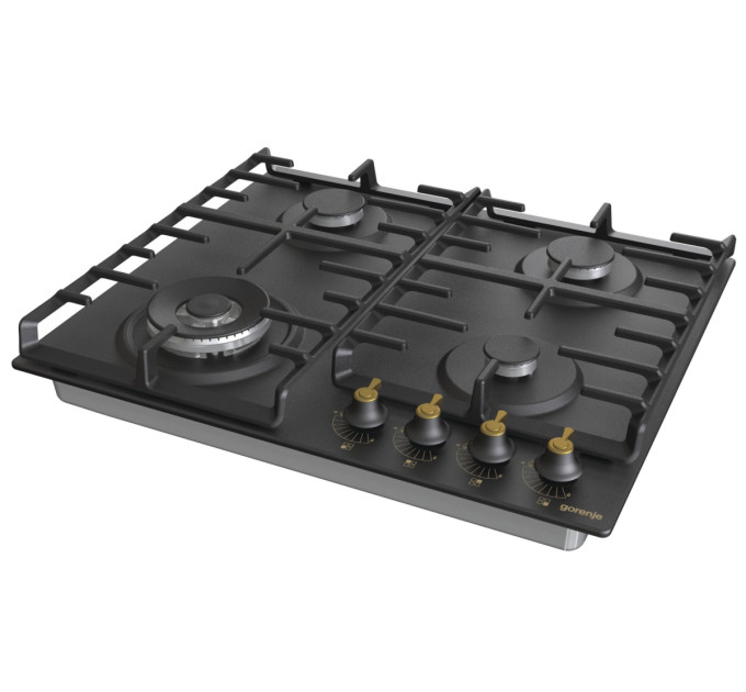 Gorenje Газова варильна поверхня Gorenje GW 642 CLB (BG6AB-G0B)