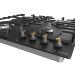 Gorenje Газова варильна поверхня Gorenje GW 642 CLB (BG6AB-G0B)
