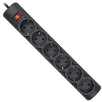 Мережевий фільтр Defender DFS 151 1.8m 6 роз Black UA (994940)