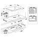 Whirlpool Газова варильна поверхня Whirlpool GOFL 629/NB1