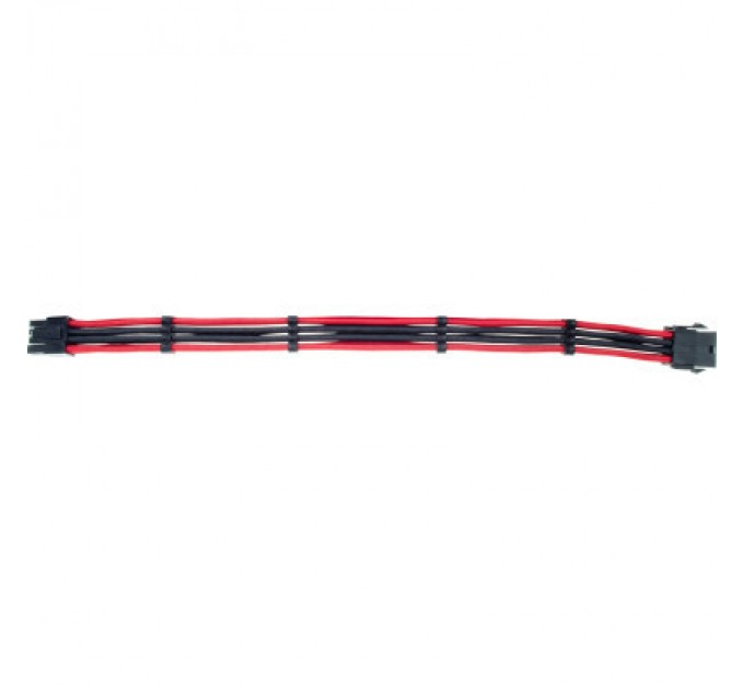 Qube Кабель Qube для блока питания QUBE 6+2P VGA Black-Red (QBW8PBR)