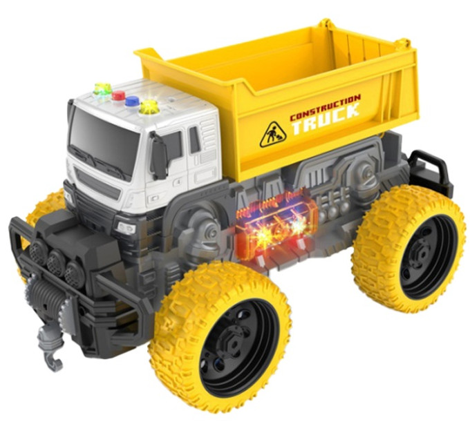 CARS S Іграшка CARS S Вантажівка-позашляховик 1:16 (інерція, звук, світло, лебідка)