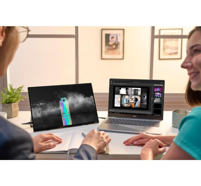 Acer Монiтор 16" Acer PE160Wsmiuux (UM.ZP0EE.001) Silver