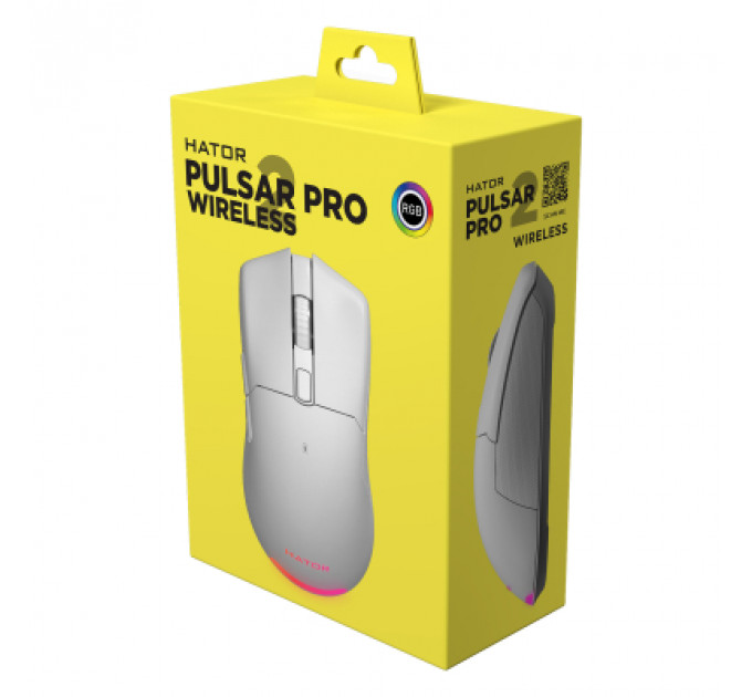 Мишка Hator Pulsar 2 PRO Wireless White (HTM-531)