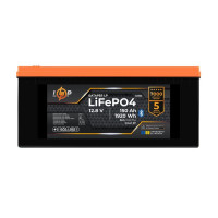 Акумулятор  LP LiFePO4 12,8V - 150 Ah (1920Wh) (BMS 150A/75А) пластик Smart BT