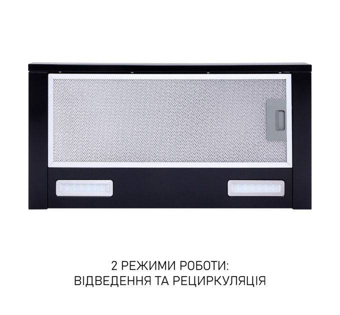 Витяжка телескопічна  Minola HTL 6215 BL 700 LED