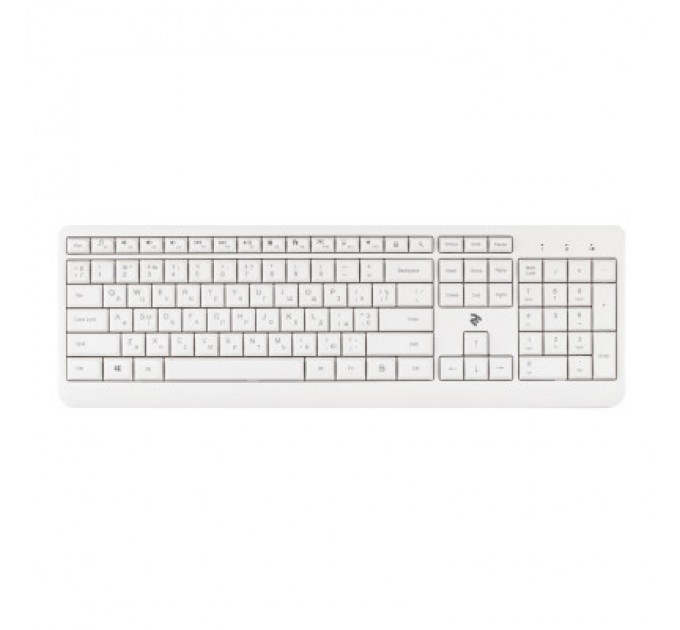 Клавіатура 2E KS220 Wireless White (2E-KS220WW)