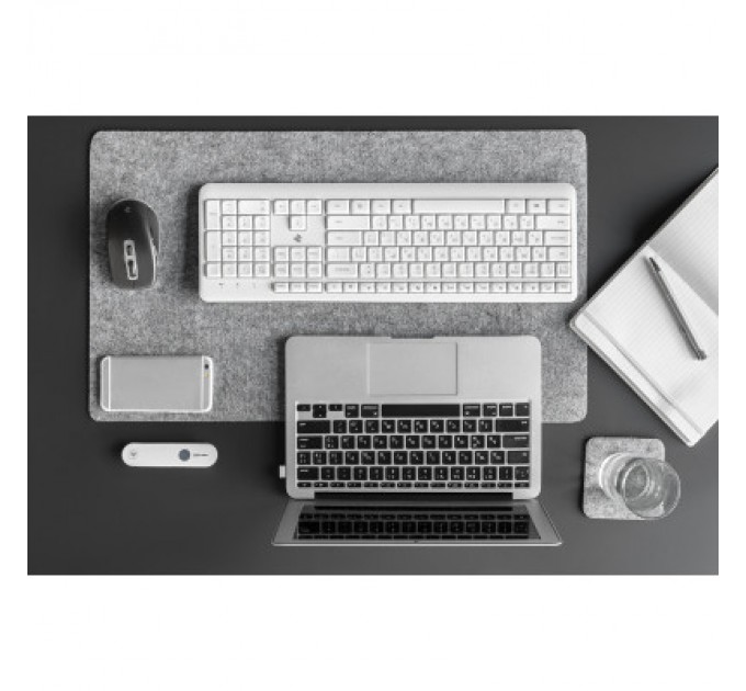 Клавіатура 2E KS220 Wireless White (2E-KS220WW)